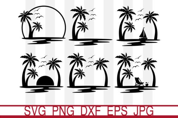 Download Beach Svg, Palm Tree Svg - Beach svg Collection