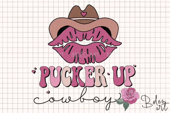 Download Pucker Up Cowboy Valentine PNG - Cowboy valentine Collection