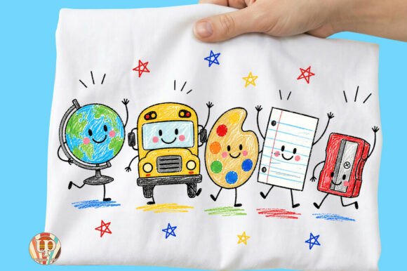 Download Back to School Doodle Trendy Sublimation - Doodle Collection